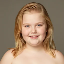 a portrait photograph of a curvy, radiant, bubbly, 2 5 - year - old canadian plus - size model, strawberry - blond hair, creamy skin, portrait canon 8 5 mm f 1. 2 photograph head and shoulders portrait