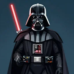 darth vader vector illustration