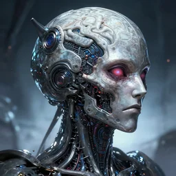 detailed, sharp, cybernetic mind ascension by James Gurney, digital art. surreal. trending on art station. anime arts. featured on Pixiv, HD, 8K, highly detailed, good lighting, beautiful, epic, horror