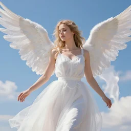 heavenly beautiful angel digital art