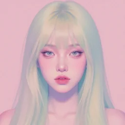 ghostly sophisticated pastel texture, matte painting hyperpop portrait trending on pixiv