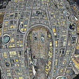door entrance to a skyscraper at the top of a mountain, night, trending on artstation, pixiv, hyperdetailed Unreal Engine, by Nathan Dane Clarke, by Bruce Pennington, illustration, digital art, concept art, fish eye lens