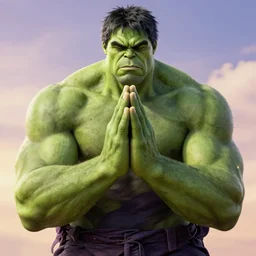 hulk praying to allah