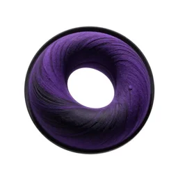 torus logo, pixar style black and purple