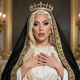 lady gaga as virgin mary