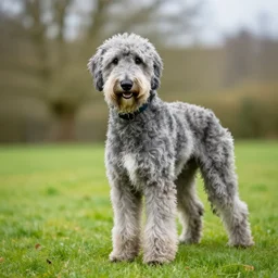 scottish deerhound with a kilt