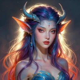 a portrait of a beautiful elegant elemental entity, backlit, strong rim light, highly detailed, digital painting, HDRI, by Alvaro Castagnet, vivid colors, high contrast, 8k resolution, intricate, photorealistic, smooth