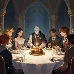 final fantasy last supper by greg rutkowski, digital painting, trending on artstation, sharp focus, 4 k