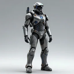 futuristic soldier from the year 2181 AD