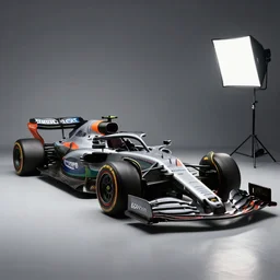 photo of a mclaren f 1, studio lighting, 4 k