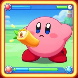 kirby consuming himself, kirby's dreamland gameplay
