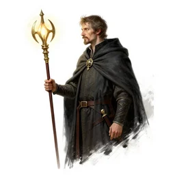 a detailed portrait 3 / 4 profile of a mage by tomasz alen kopera and peter mohrbacher