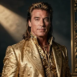 portait of vince mcmahon, smug luxurious, napoleonic, victorian