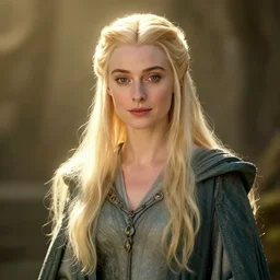 beautiful stunning elizabeth debicki as galadriel, lord of the rings, lotr fanart, trending on artstation, character art, the hobbit digital painting, concept art, smooth, sharp focus, illustration, art by artgerm and greg rutkowski, radiant light,
