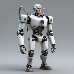 Mohawk George the Android Electronic Handsome Prototype Fork Robot android sensors core torso clamps antenna chains chassis engines vents head face portrait portrait portrait Futuristic Portrait Wearing Boots and a Nanotech Jumpsuit Ross Tran Jordan Grimmer Ilya Repin C. M. Kosemen Youtube Video 4k Artstation