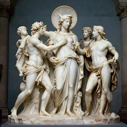 Abrahamic epic masterpiece menacing Revelations of Hesekiel Enoch and Yohanna mesmerizing style of Jeff Easley Antonio Canova Ken Kelly Élisabeth Vigée Le Brun, extremely clear and coherent, 8K resolution