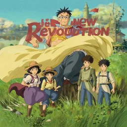 the birth of a new revolution. the creation of something large. in the style of rossdraws, wlop, greg rutkowski, ghibli, arcane from netflix
