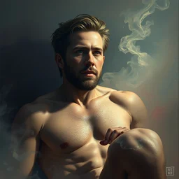 ryan gosling is cheesecake, hyper detailed, digital art, artstation, cinematic lighting, studio quality, smooth render, by peter mohrbacher, hajime sorayama, wayne barlowe, boris vallejo, aaron horkey, gaston bussiere, craig mullins, caravaggio