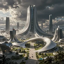 concept art for an overly ambitious open world sci - fi rpg that was crowdfunded but the devs disappeared with the money after months of increasingly vague updates, greg rutkowski, zdzisław beksinski, zaha hadid, artstation, deviant art