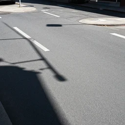 a normal street but there is no shadows