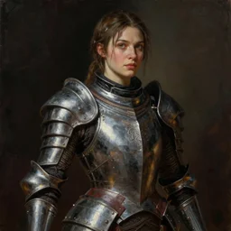 unknown the elder scrolls vi character female portrait partially clothed in metal - plated battle armour, atmospheric lighting, painted, intricate, volumetric lighting, beautiful, rich deep colours masterpiece, sharp focus, ultra detailed by leesha hannigan, ross tran, thierry doizon, kai carpenter, ignacio fernandez rios