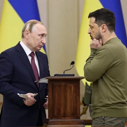 putin fighting with zelenski