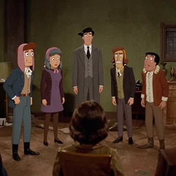 scene from the pilot episode a cult animated television series from the 1 9 7 0's directed by edmund baudoin