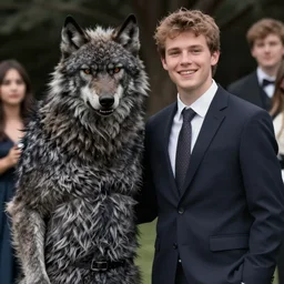 Werewolf at the high school prom by Robert Maguire and Robert McGinnis, detailed, hd, 4k, 8k, high res