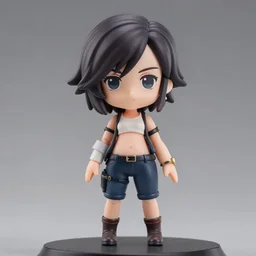 walter white as a female nendoroid, photorealistic