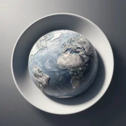 Halo shaped world