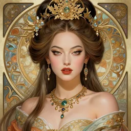 Margot Robbie as a Japanese Goddess, cute, fantasy, intricate, elegant, highly detailed, digital painting, 4k, HDR, concept art, detailed jewelry, smooth, sharp focus, illustration, art by Artgerm and H R Giger and Greg Rutkowski and Alphonse Mucha
