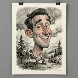 asset sheet, material study ( caricature ) pinkerton ( surrealist style cartoon ) happy lighthearted
