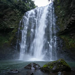 long exposure of a waterfall