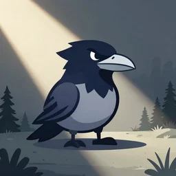 Raven team mascot, featured on dribbble, dribbble illustration, flat design, vector