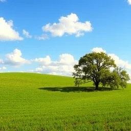 windows xp wallpaper of an open field and the sky
