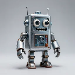 crazy miniature toy Figure Robot monster 8K, in a Studio hollow, water drops, by david lachapelle