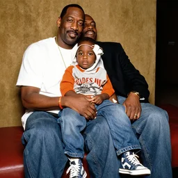 2 pac shakur sitting on the lap of bill cosby