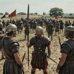 gopro footage of romans fighting dacians in war, detailed, video footage, 4 k, amazing details, digital photography, cinematic