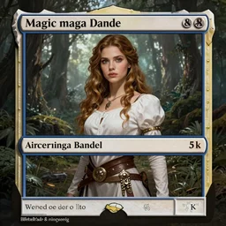 full body, female bard, perfect face, white blouse, 8 k, magic the gathering, forest, d & d, artstation, high detail, smooth, coherent