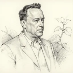 linework construction lines preliminary vine charcoal underdrawing of tom hanks, by harold speed, andrew loomis, burne hogarth, george bridgman