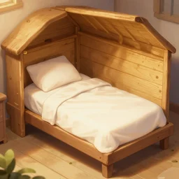 bed inside a bee hive chamber, digital art, artstation
