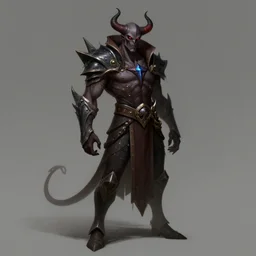 character design a full body gentleman from hell, league of legends, concept art, wallpapers, dark fantasy, greg rutkowski, trending on artstation, detailed