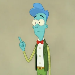 squidward realistic painting