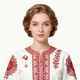 a portrait of a female, upper half portrait, decorated with soviet motifs, russian soviet motifs, soviet, traditional soviet russia, intricate, elegant, highly detailed, symmetry, headpiece, digital painting, artstation concept art smooth sharp focus, illustration, art by artgerm and greg rutkowski alphonse mucha 8 k