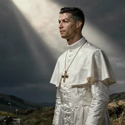 cristiano ronaldo as pope