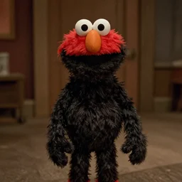 here is elmo in the shining