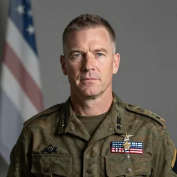 military portrait of walter white