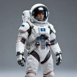 pretty cyborg in a space suit by kurita kaku, photoshoot