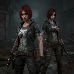 Screenshot of 2B as a survivor in Dead By Daylight