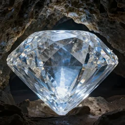 photo inside a diamond cave